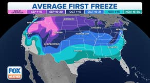 Here’s when to expect the first freeze of the season