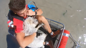 Watch: Coast Guard rescues dog, Hurricane Ian victims from floodwater