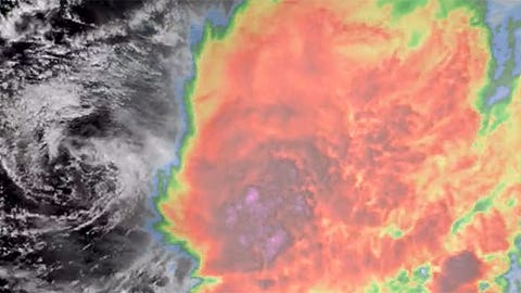 Tropical Storm Fiona's winds and rain approaching Caribbean islands