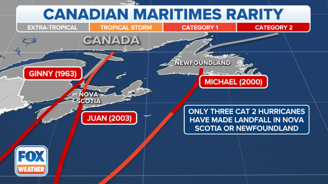 Recent Canada Tropical Strikes