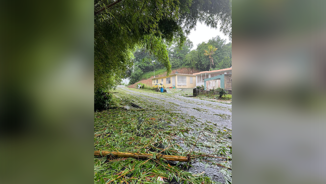 Damage from Hurricane Fiona in Bayamon, Puerto Rico