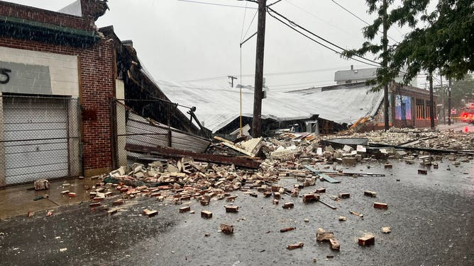 Building collapse in Providence