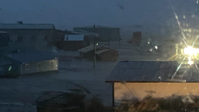 Flooding in Golovin, AK