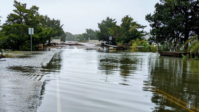 Water is beginning to recede a bit but still extremely high. There is a great amount of debris blocking the roadway. This will be an extended clean up and causeways will be closed until all hazards are mitigated.