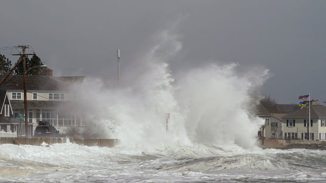 Coastal flooding in Kennebunk