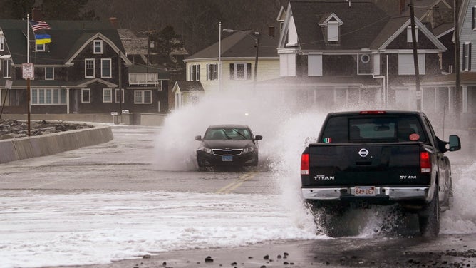 Coastal flooding in Kennebunk