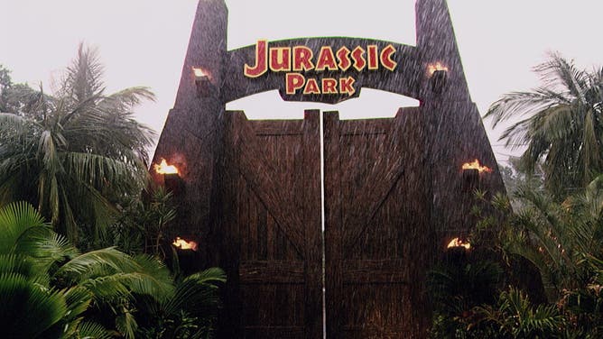 Scene from Jurassic Park
