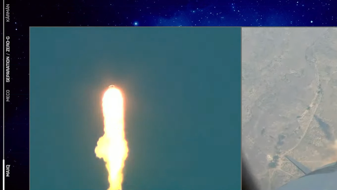 Blue Origin's New Shepard capsule after an emergency launch abort on Sept. 12, 2022. (Image: Blue Origin)