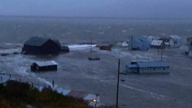 Flooding in Golovin, AK