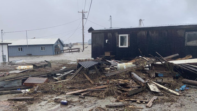 Golovin Alaska Storm Damage