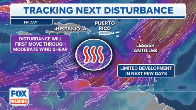 Invest 98L Shear Outlook