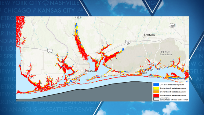 Panhandle storm surge