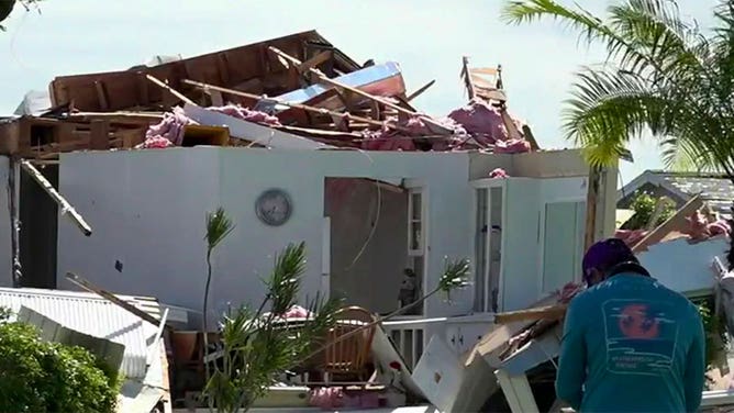 Hurricane Ian damage in Port Charlotte Florida