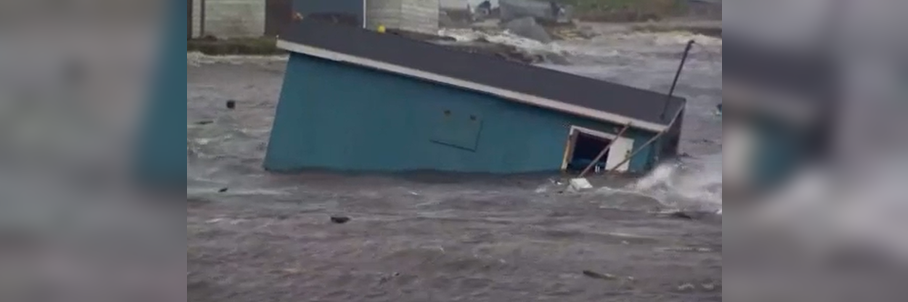 Watch former Hurricane Fiona wash homes into the sea in Canada, woman feared dead