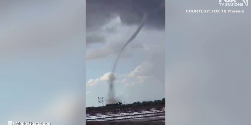 Watch: Landspout spotted spinning south of Phoenix