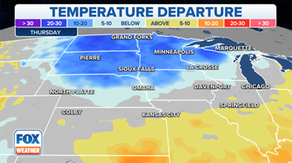 Late-week cold front to usher in significant temperature drop in the Plains, Midwest