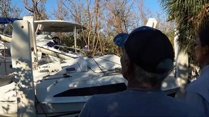 Man rode out Hurricane Ian in sailboat