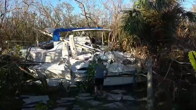 Man rode out Hurricane Ian in sailboat