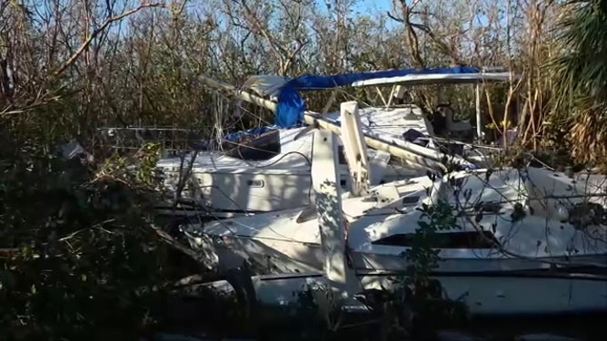 Man rode out Hurricane Ian in sailboat