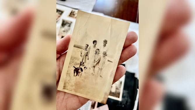 An example of a photo restored by Fort Myers photographer Krista Kowalczyk after Hurricane Ian.