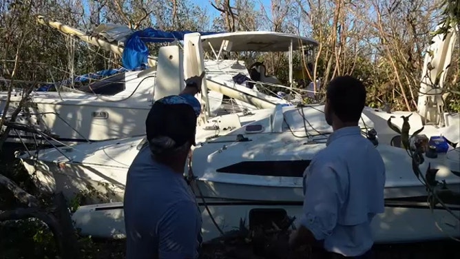 Man rode out Hurricane Ian in sailboat