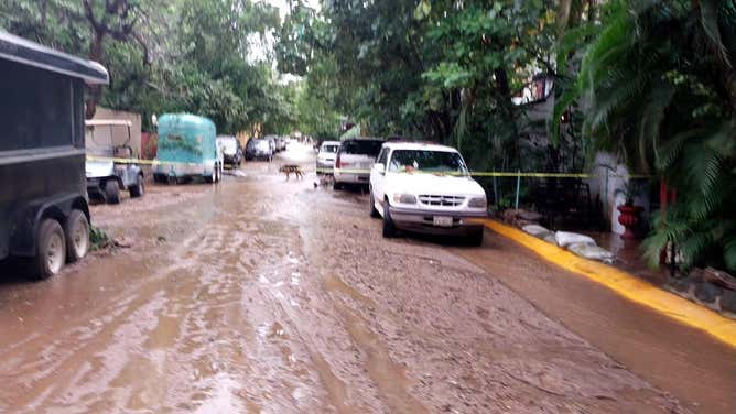 Hurricane Roslyn made landfall along Mexico's Pacific Coast early Sunday morning.