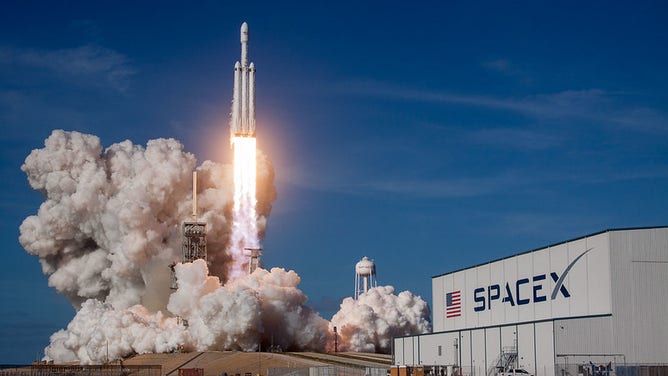 On Feb. 6, 2018, SpaceX launched the Falcon Heavy rocket on a test flight from Kennedy Space Center in Florida.