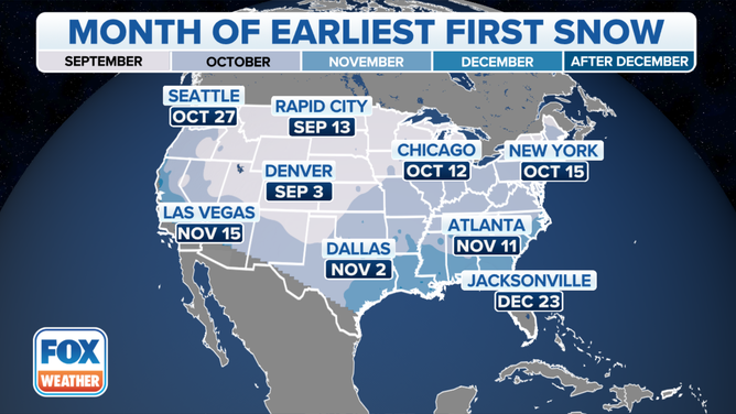 Earliest snow on record