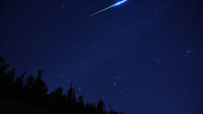 Meteor shower fireball