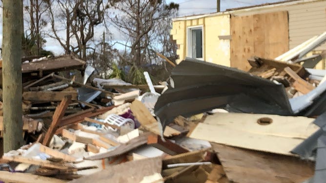 Damage caused by Hurricane Michael in 2018