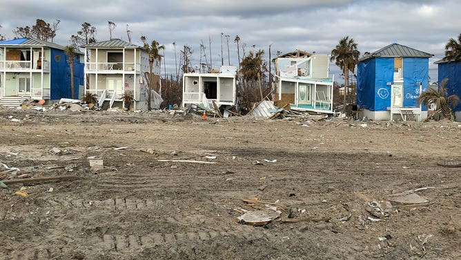 Damage from Hurricane Michael in 2018