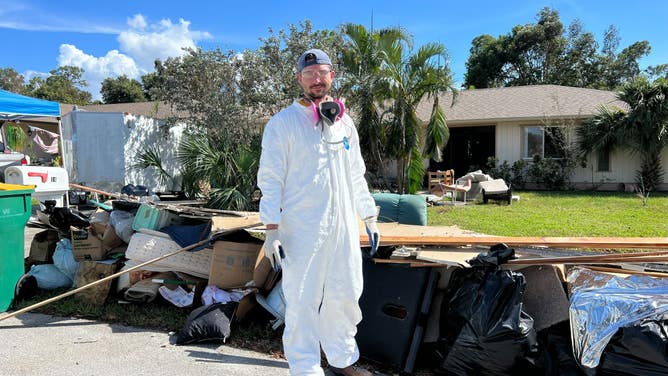 A volunteer from St. Bernard Project.