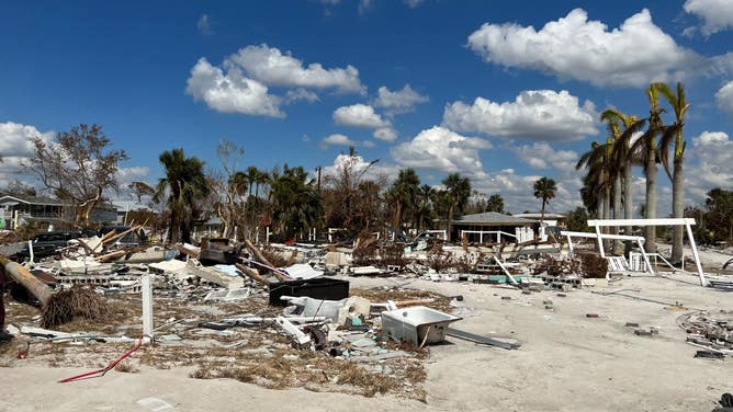 destroyed homes