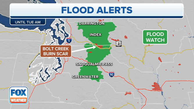 Northwest Flood Alerts Bolt Creek Burn Scar