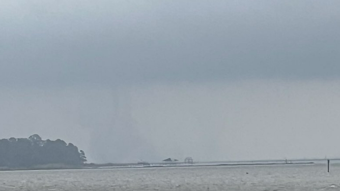Mobile Bay waterspout