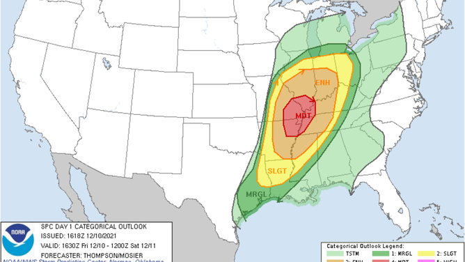 December 2021 tornado outbreak