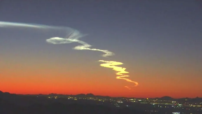 SpaceX launch spotted over Arizona
