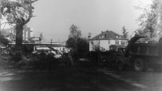 Damage from 1962 Columbus Day Storm