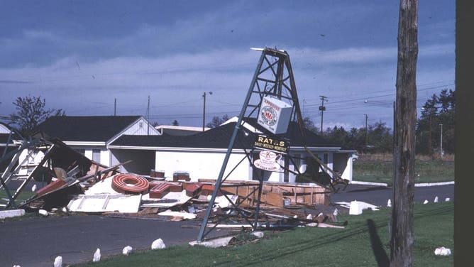 Damage from 1962 Columbus Day Storm