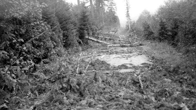 Damage from 1962 Columbus Day Storm