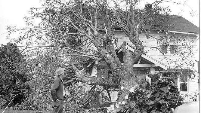 Damage from 1962 Columbus Day Storm