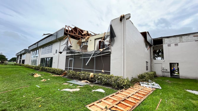 Tornado damage South Florida