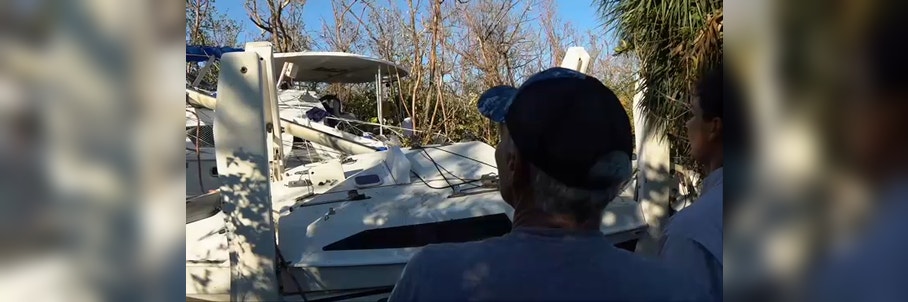 ‘It was horrifying’: Watch as Florida man rides out Hurricane Ian in his boat