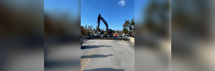 Road to recovery: Temporary bridge restores lifeline to Florida's Pine Island cut off by Hurricane Ian