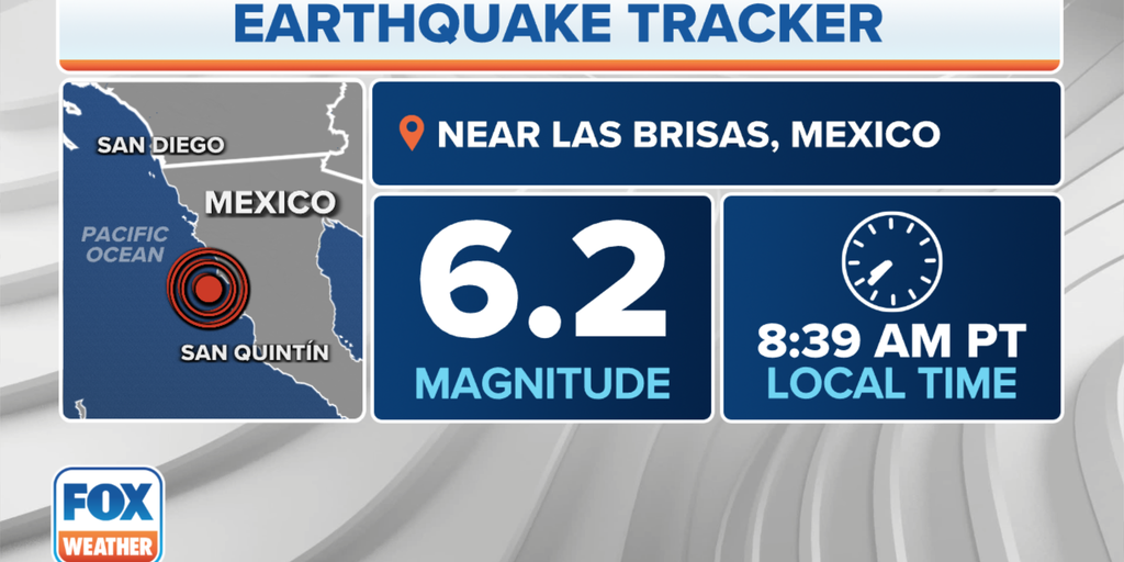 Magnitude 6.2 Earthquake Detected Near Baja California, Felt In San Diego 