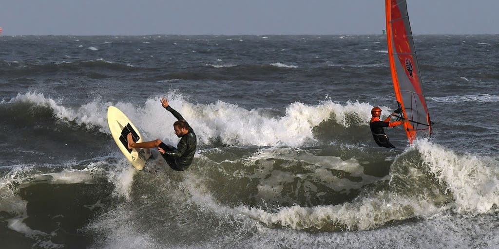 Hurricane Nicole Approaching the East Coast of Florida