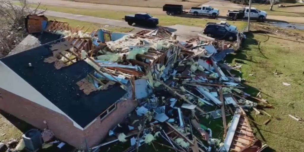 Watch Drone Footage Captures Devastation From Tornadoes In The South Fox Weather