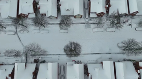 Drone video shows how historic snow event paralyzed western New York