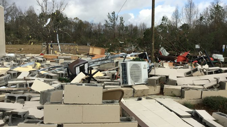 'Community has been wiped off the map': At least 2 killed, several injured when tornadoes tear across South