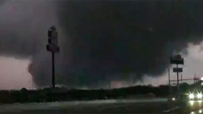 Tornado near New Boston, Texas